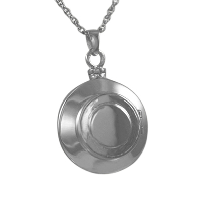 Round Locket Cremation Pendant