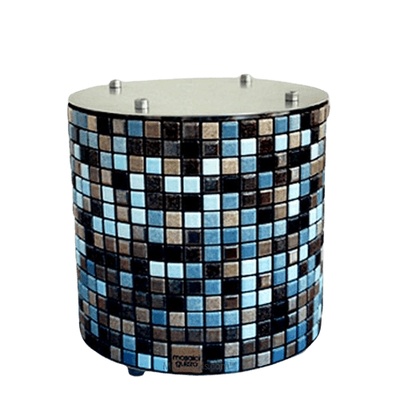 Round Mosaic Ceramic Urn