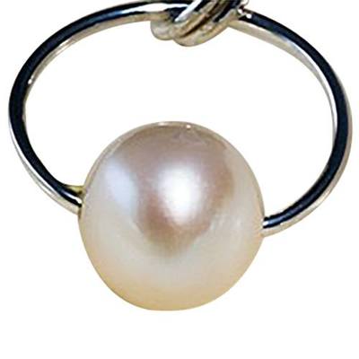 Round White Pearl Cremation Pendant