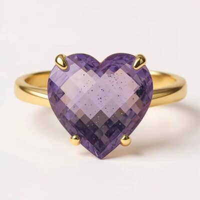 Royal Heart Cremation Diamond Ring