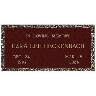 Rural Bronze Plaque
