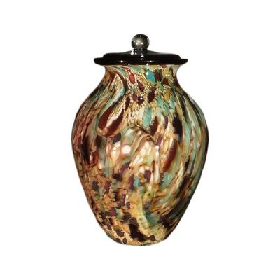 Rustic Child Glass Urn