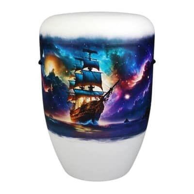 Sail Across the Ocean & Sky Cremation Urn