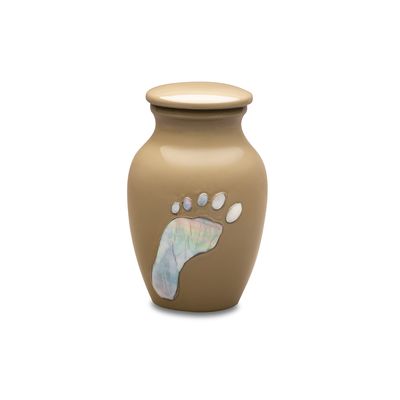 Sandy Footprint Keepsake Urn