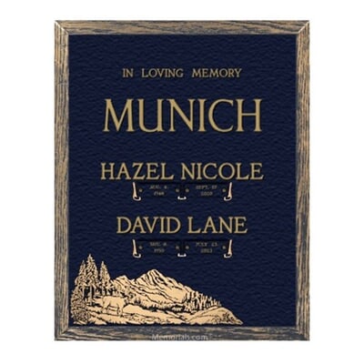 Scenic Hidden Valley Bronze Plaque 24 x 30