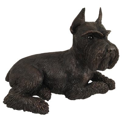 Schnauzer Shadow Cast Dog Urn II