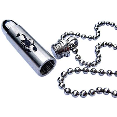 Scorpion Bullet Urn Necklace