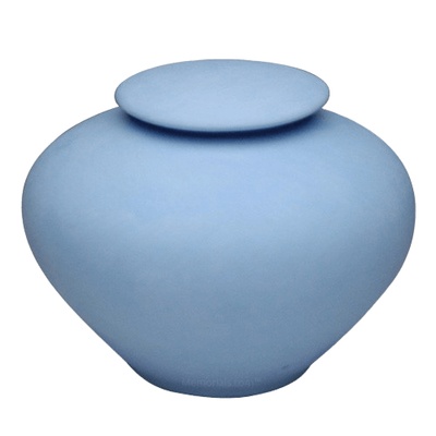 Blue Sea Companion Porcelain Clay Urn