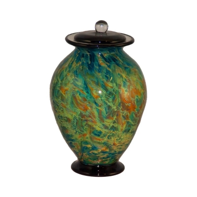 Sea Grass Child Glass Urn