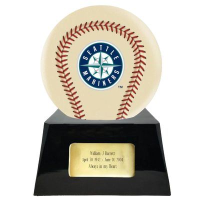 Seattle Mariners Baseball Cremation Urn