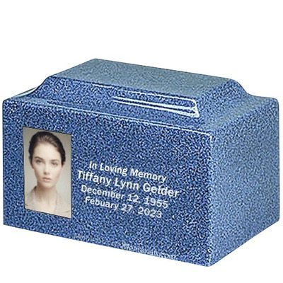 Sensational Granite Photo Urn