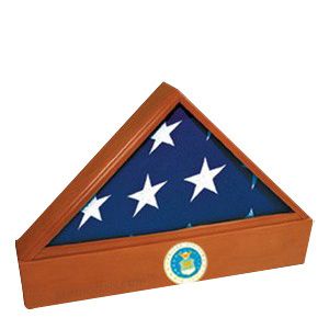Washington Air Force Cherry Flag Case & Urn