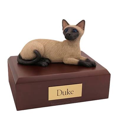 Siamese Large Cat Urn