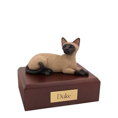 Siamese Small Cat Urn