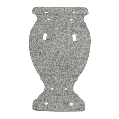 Sierra White Granite Vase III