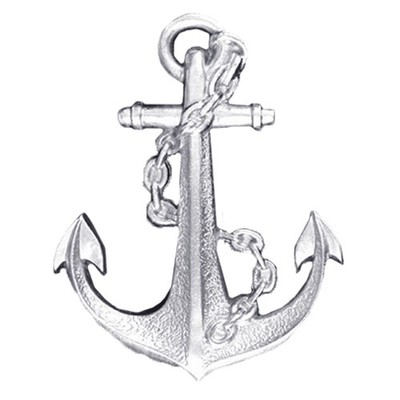 Silver Anchor Emblem