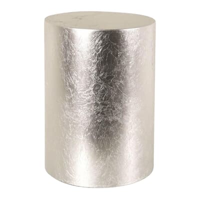 Silver Cylinder Cremation Urn