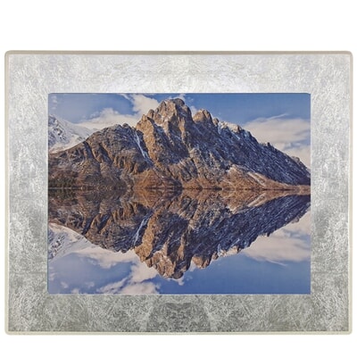 Silver Photo Frame Cremation Urn