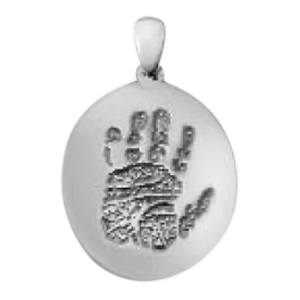 Regular Casing Hand Print Sterling Silver Keepsakes