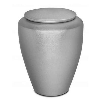 Silver Stone Ceramic Urn