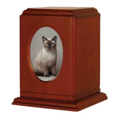 Simplicity Cherry Photo Pet Urn