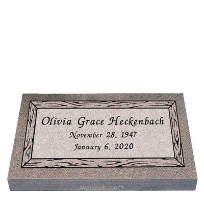 Simplicity Granite Grave Marker 20 x 10
