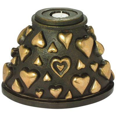 Simplicity Hearts Bronze Cremation Urn