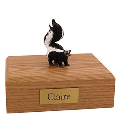 Skunk Large Pet Cremation Urn