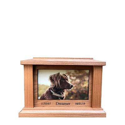 Small Cherry Lasting Love Picture Pet Urn