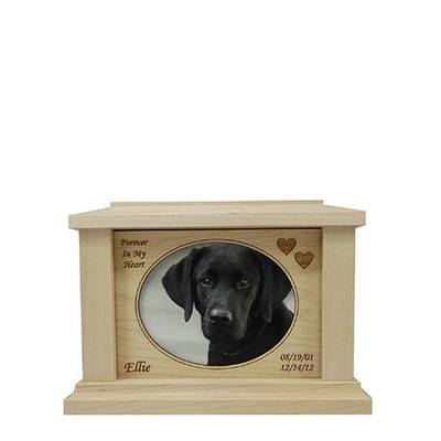 Small Maple Forever Picture Pet Urn