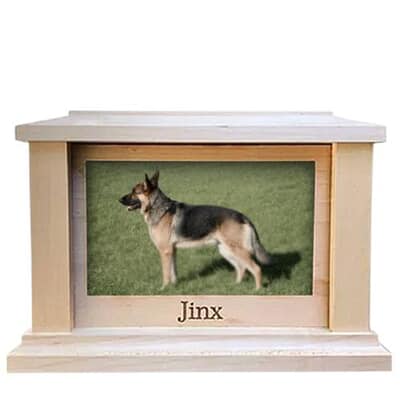 Small Maple Lasting Love Picture Pet Urn