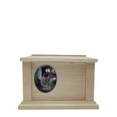 Small Maple Picture Frame Pet Urn