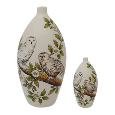 Snowy Owls Cremation Urns