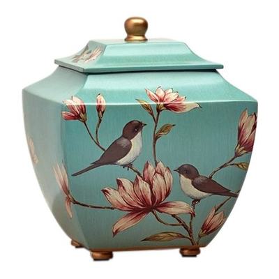 Songbirds Ceramic Urn