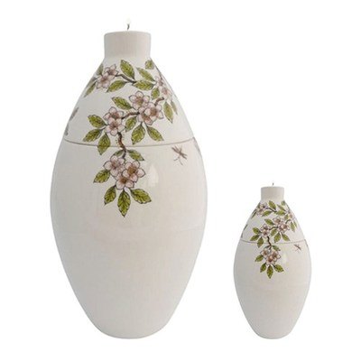 Spring Blossom Ceramic Cremation Urns 