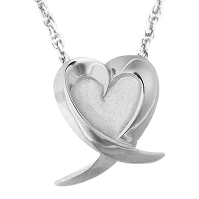 Spun Heart Keepsake Pendant III