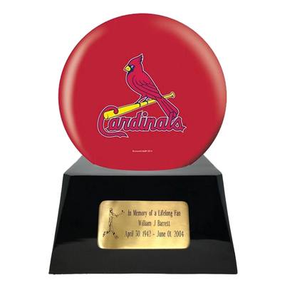 St. Louis Cardinals Baseball Sphere Cremation Urn
