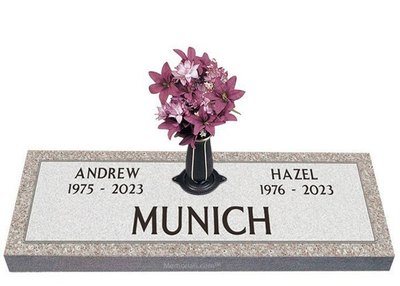 Standard Companion Granite Headstone 36 x 12