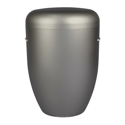 Steel Gray Biodegradable Cremation Urn