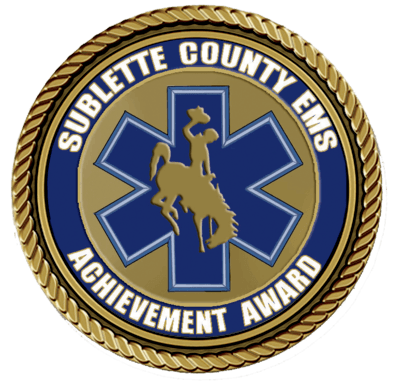 Sublette County EMS Achievement Award Medallion