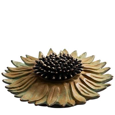Sunflower Bronze Keepsake Urn