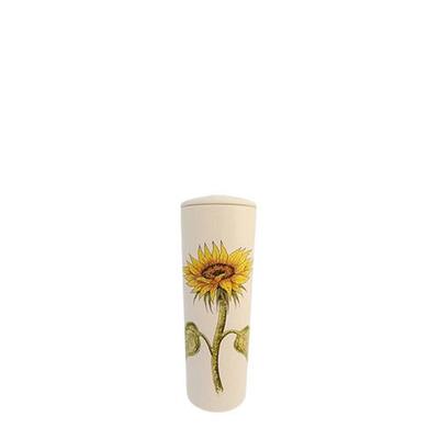 Sunflower Cylinder Keepsake Cremation Urn