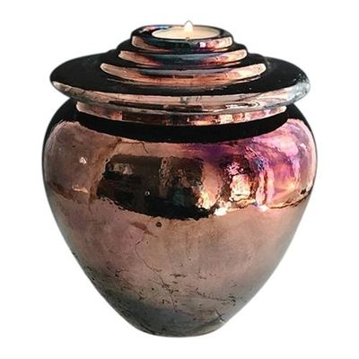 Sunset Raku Child Ceramic Urn