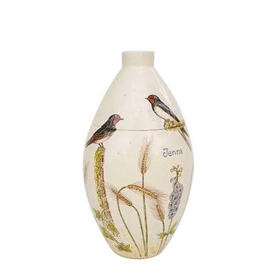 Swallows Petite Ceramic Cremation Urn