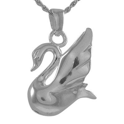 Swan Cremation Jewelry