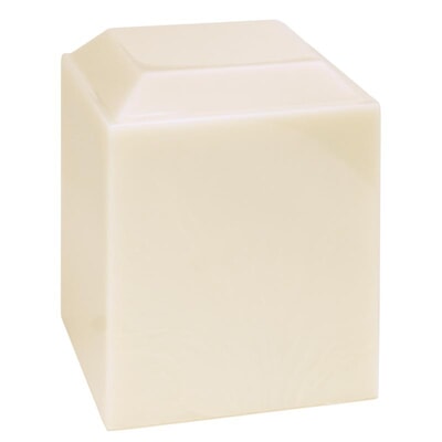 Swan White Cultured Cremation Urn