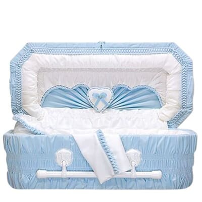 Sweetheart Blue Child Caskets