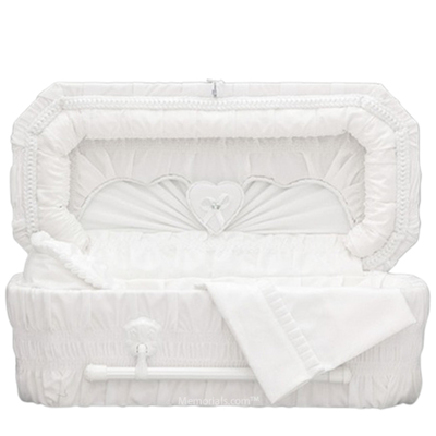 Sweetheart White Large Child Casket
