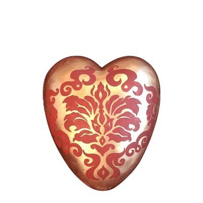 Tapestry Ceramic Keepsake Heart Urn