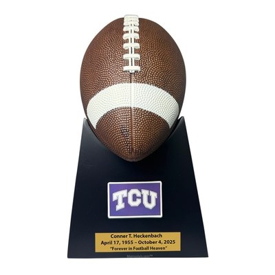 TCU Horned Frogs Football Cremation Urn